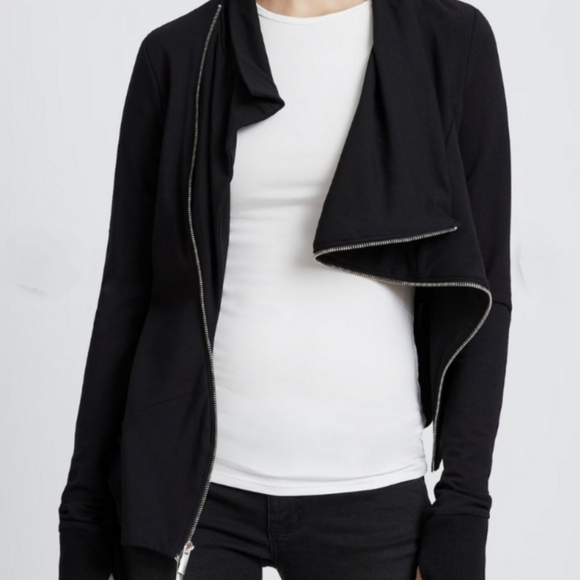 Asymmetric Zip Up Lightweight Sweatshirt, Hoyt Sweatshirt Jacket - Picture 2 of 5